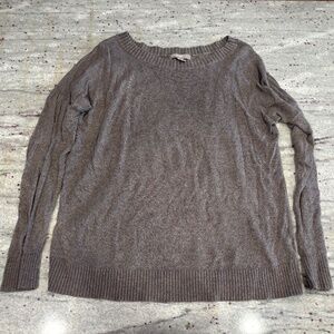 Banana Republic Womens Scoop Neck Sweater - Light Brown Size L